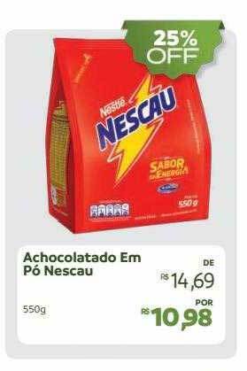 Hiperideal Supermercados Achocolatado em pó nescau oferta