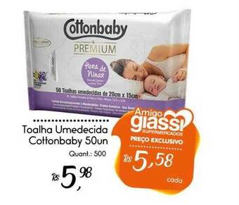Giassi Supermercados Toalha umedecida cottonbaby oferta