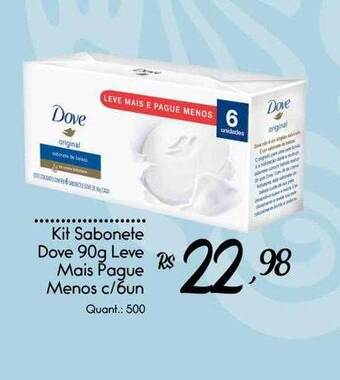 Kit sabonete dove