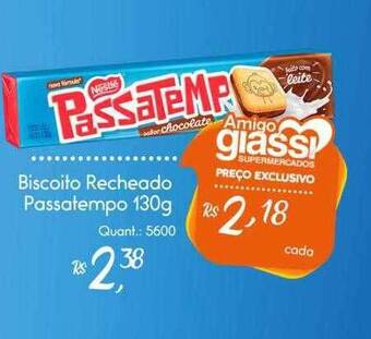 Biscoito recheado passatempo