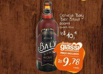 Giassi Supermercados Cerveja baly bier stout oferta
