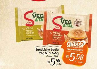 Giassi Supermercados Sanduiche sadia veg & tal oferta