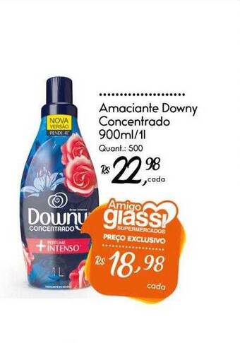 Giassi Supermercados Amaciante downy concentrado oferta