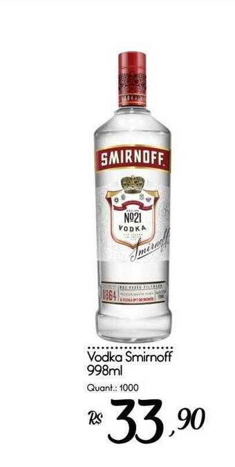 Giassi Supermercados Vodka smirnoff oferta