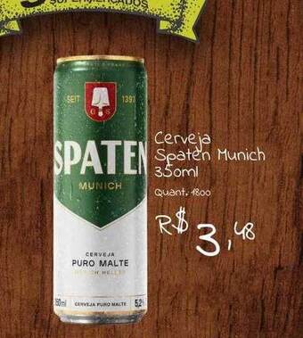 Giassi Supermercados Cerveja spaten munich oferta