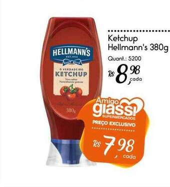 Giassi Supermercados Ketchup hellmann's oferta