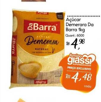 Giassi Supermercados Açucar demerara da barra oferta