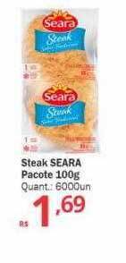 Althoff Supermercados Steak seara pacote oferta