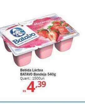 Althoff Supermercados Bebida láctea batavo bandeja oferta