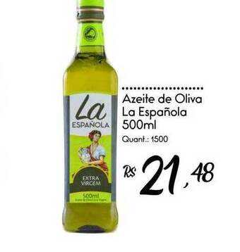 Giassi Supermercados Azeite de oliva la española oferta