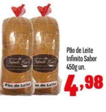 Rede Top Pão de leite infinito sabor oferta