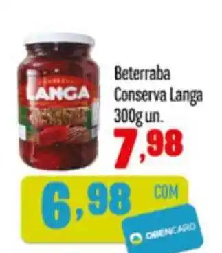 Rede Top Beterraba conserva langa oferta