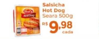 Rede Top Salsicha hot dog seara oferta