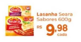 Rede Top Lasanha seara sabores oferta