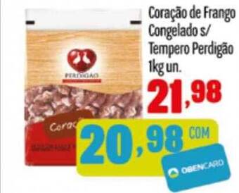 Rede Top Coração de frango congelado s- tempero perdigão oferta
