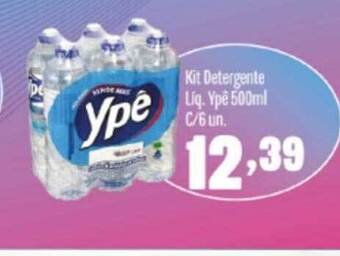 Rede Top Kit detergente líq. ypê c-6 oferta