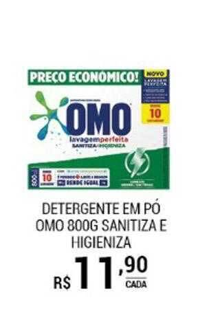 San Michel Supermercados Detergente em pó omo sanitiza e higieniza oferta