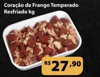 Supermercados Tischler Coração de frango temperado resfriado oferta