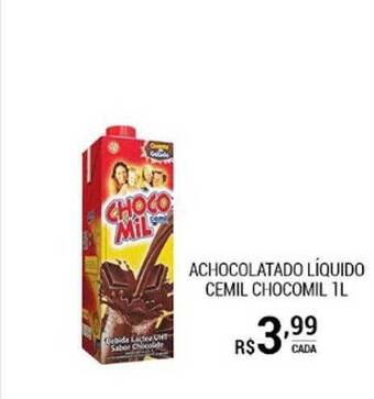 San Michel Supermercados Achocolatado líquido cemil chocomil oferta