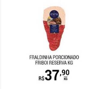 San Michel Supermercados Fraldinha porcionado friboi reserva kg oferta
