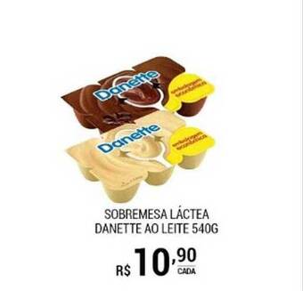 Sobremesa láctea danette ao leite