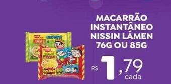 Bahamas Supermercados Macarrão instantâneo nissin lámen oferta