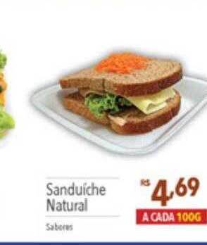Supermercados Condor Sanduiche natural oferta