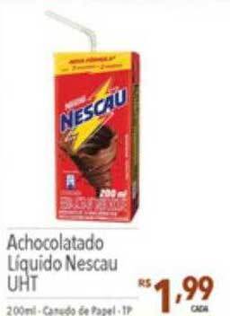Supermercados Condor Achocolatado liquido nescau uht oferta