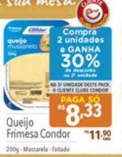 Supermercados Condor Queijo frimesa condor oferta