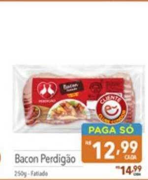 Supermercados Condor Bacon perdigão oferta