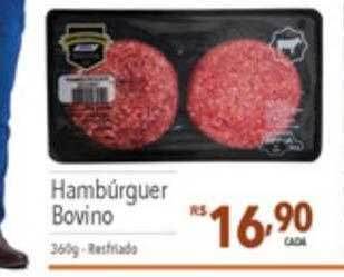Supermercados Condor Hambúrguer bovino oferta