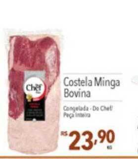 Supermercados Condor Costela minga bovina oferta