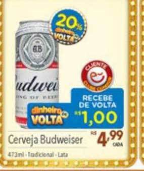 Supermercados Condor Cerveja budweiser oferta