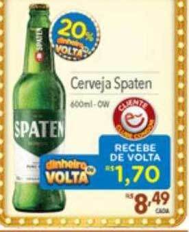 Supermercados Condor Cerveja spaten oferta