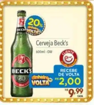 Supermercados Condor Cerveja beck's oferta