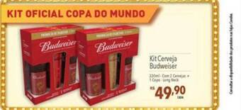 Supermercados Condor Kit cerveja budweiser oferta