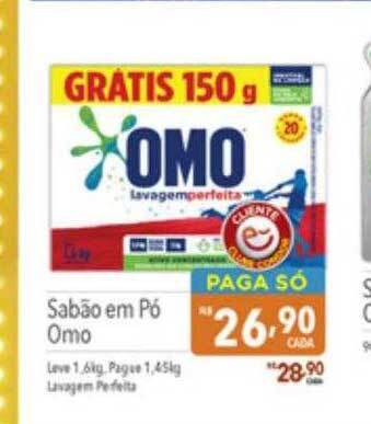 Supermercados Condor Sabão em pó omo oferta