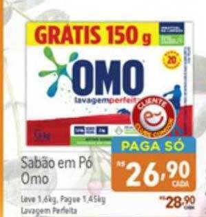Supermercados Condor Sabão em pó omo oferta