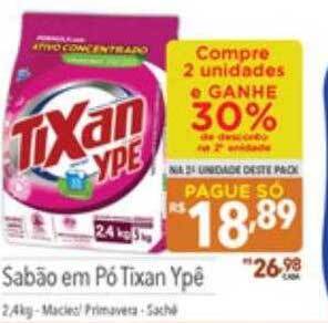 Supermercados Condor Sabão em pó tixan ypê oferta