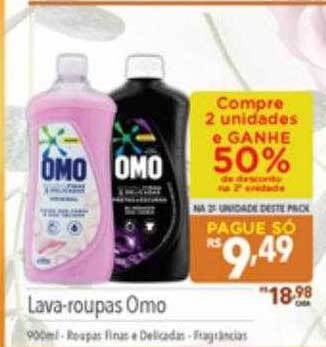 Supermercados Condor Lava-roupas omo oferta