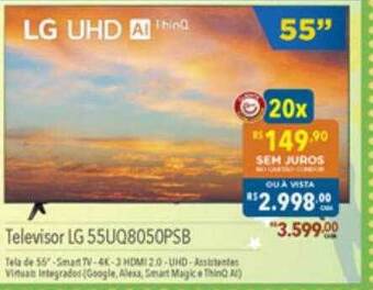 Supermercados Condor Televisor lg 55uq8050psb oferta