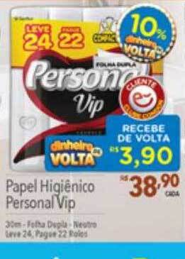Supermercados Condor Papel higiênico personal vip oferta