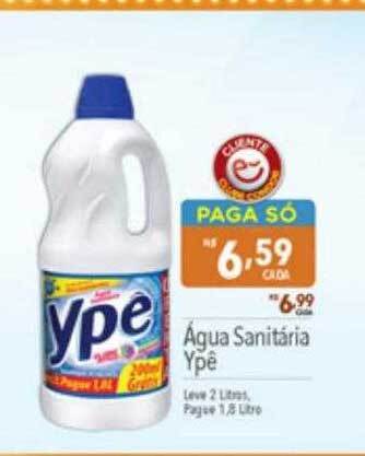 Supermercados Condor Água sanitária ypê oferta