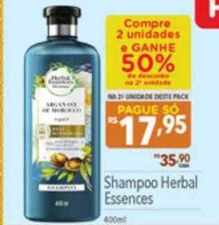 Supermercados Condor Shampoo herbal essences oferta
