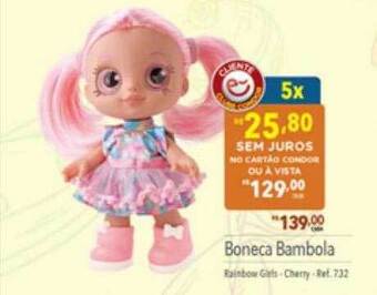 Supermercados Condor Boneca bambola oferta