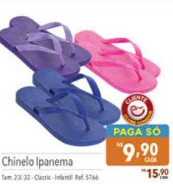 Supermercados Condor Chinelo ipanema oferta