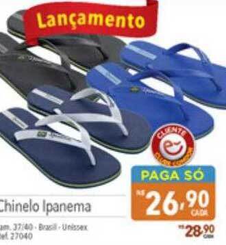 Supermercados Condor Chinelo ipanema oferta