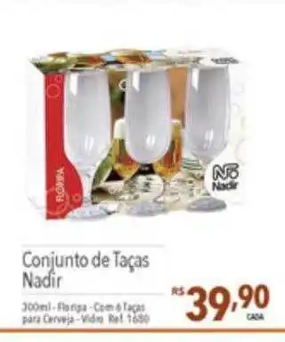 Conjunto de taças nadir