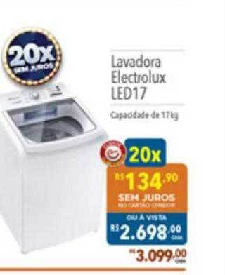 Supermercados Condor Lavadora electrolux led17* oferta