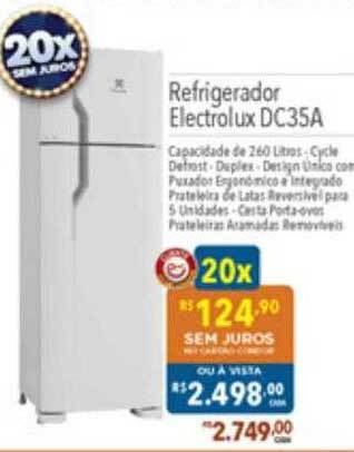 Supermercados Condor Refrigerador electrolux dc35a oferta